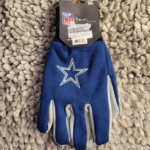 NWT - NFL DALLAS COWBOYS UTILITY GLOVES-HOW BOUT THEM COWBOYS?  - LICENSED-NWT - Picture 2 of 9